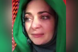 اشک‌های زن خبرنگار انگلیسی با مشاهده عزاداری عاشقان حسینی در کربلا