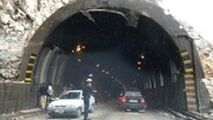 لحظه انفجار و ریزش تونل آزادراه تهران-شمال