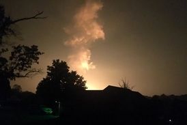 انفجار مهیب خط لوله گاز در آمریکا + فیلم