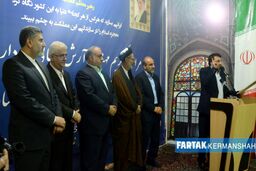 اهدا ء حکم دکتر سعید طلوعی توسط مهندس بازوند استاندار کرمانشاه