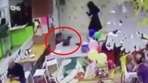 رفتار جنون آمیز مادر جوان با پسر خردسالش!
