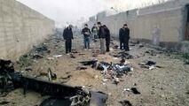 تصاویری از بقایای هواپیمای اوکراینی