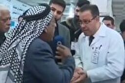 فوت یک مرد معترض به کمبود دارو در مقابل دوربین تلویزیونی 