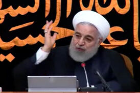 روضه خوانی روحانی در جلسه هیئت دولت