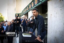 صحبت های عادل فردوسی‌پور در مراسم تشییع پیکر مهدی شادمانی