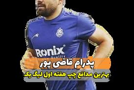 پدرام قاضی پور؛ بهترین مدافع چپ هفته اول لیگ یک 