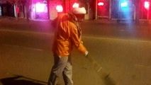 طلاب گنابادی در آستانه شب یلدا رفتگر شدند