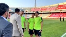 خوش‌بش داوران با سرپرست ریاست کمیته داوران