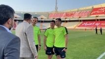 خوش‌بش داوران با سرپرست ریاست کمیته داوران