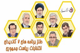 طنز برنامه‌های 7 کاندیدای انتخابات ریاست جمهوری /فیلم
