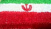 پخت کیک ۱۲۰ کیلویی به رنگ پرچم ایران