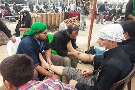 مهمان‌نوازی و استقبال قابل تحسین مردم عراق از زائران حضرت سیدالشهدا(ع)!